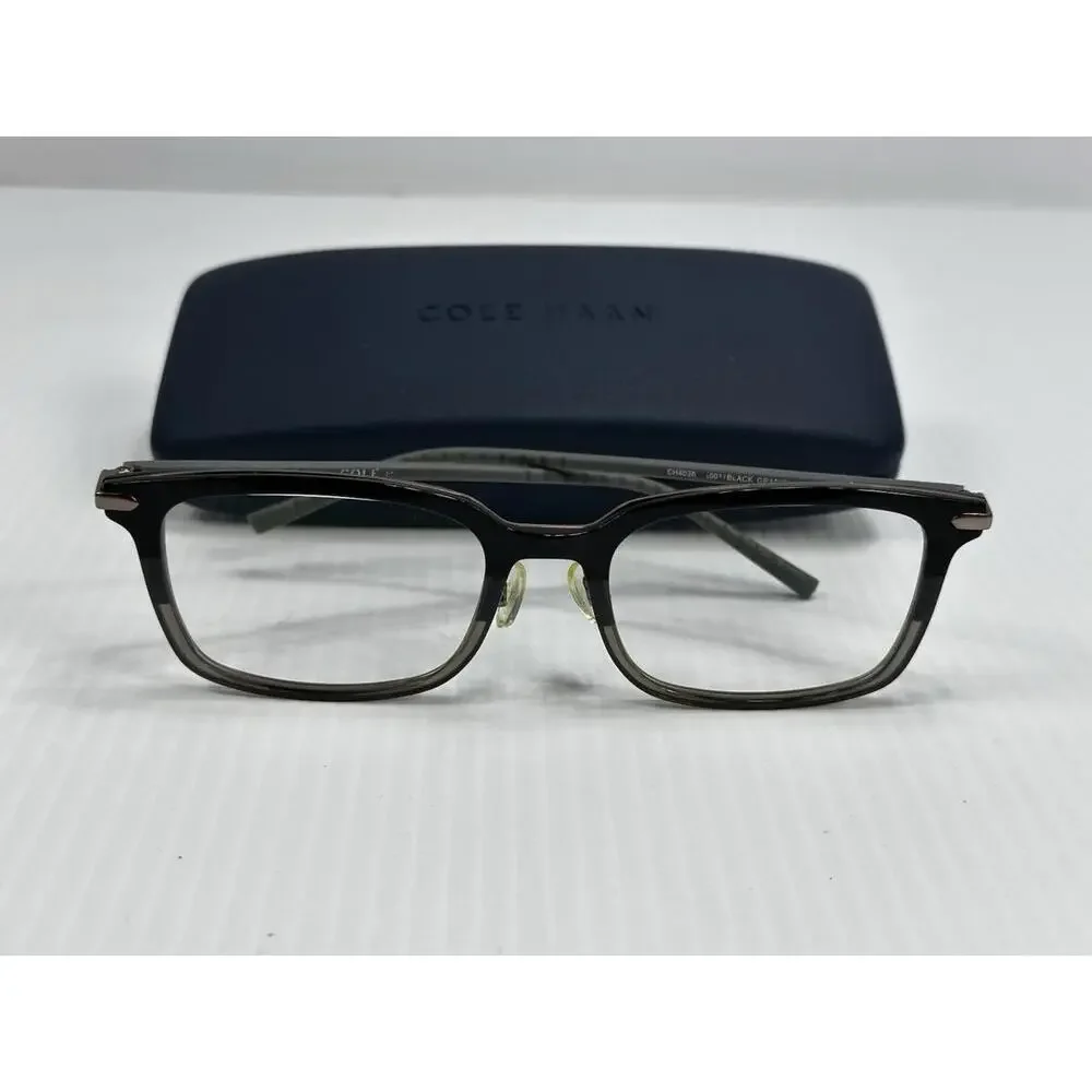 Cole Haan Eyeglasses Frames CH4036 001 BLACK GRADIENT Square Full Rim‎ 54-19-140